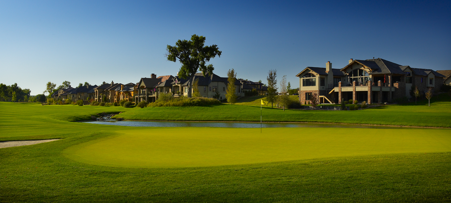 The 11th green at Cherry Creek Country Club